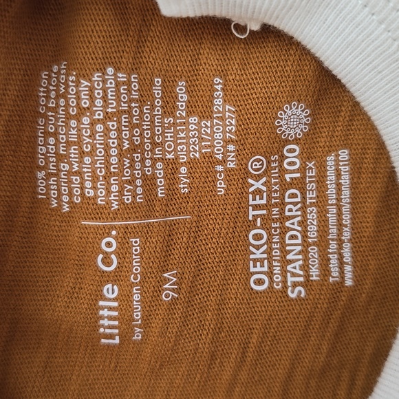 LITTLE CO BY LAUREN CONRAD BRAND BABY GIRL TEE-SHIRTS BUNDLE SIZE 9 MONTHS - Picture 10 of 14